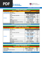 Group B - Summary Schedule Session 2023 - 2024