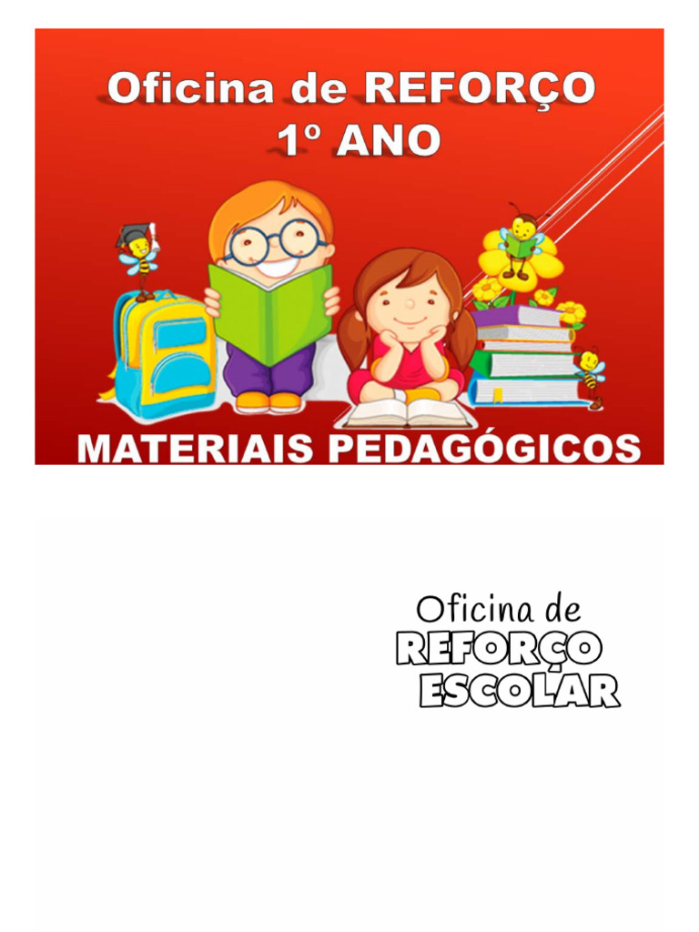 Oficina de Reforço 1º Ano - Materiais Pedagógicos | PDF