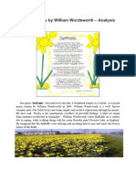 The Daffodils by William Wordsworth - Analysis