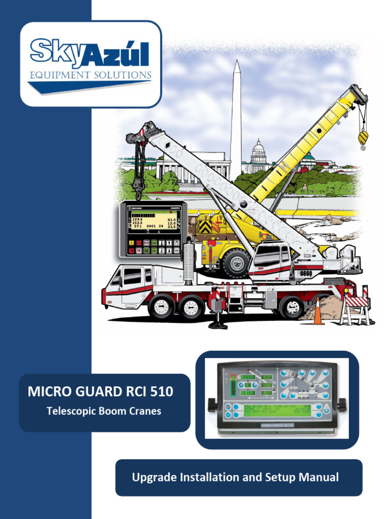 RCI510 Upgrade Installation Setup Manual English | PDF | Crane (Machine ...