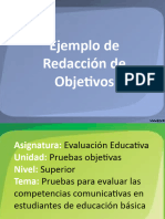 Ejemplo de Redaccion de Objetivos 2