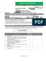 Lista de Cotejo 1 C