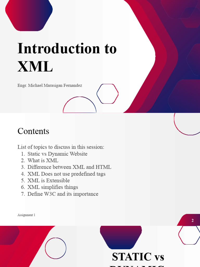 XML Introduction1 PDF sites Xml