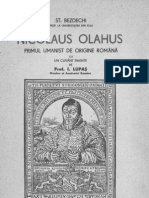 Nicolaus Olahus Primul Umanist de Origine Română