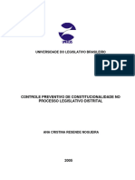 Ana - Cristina - Controle Preventivo de Constitucionalidade No Processo Legislativo Distrital