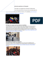 Conclusiones de Las Primarias Opositoras en Venezuela