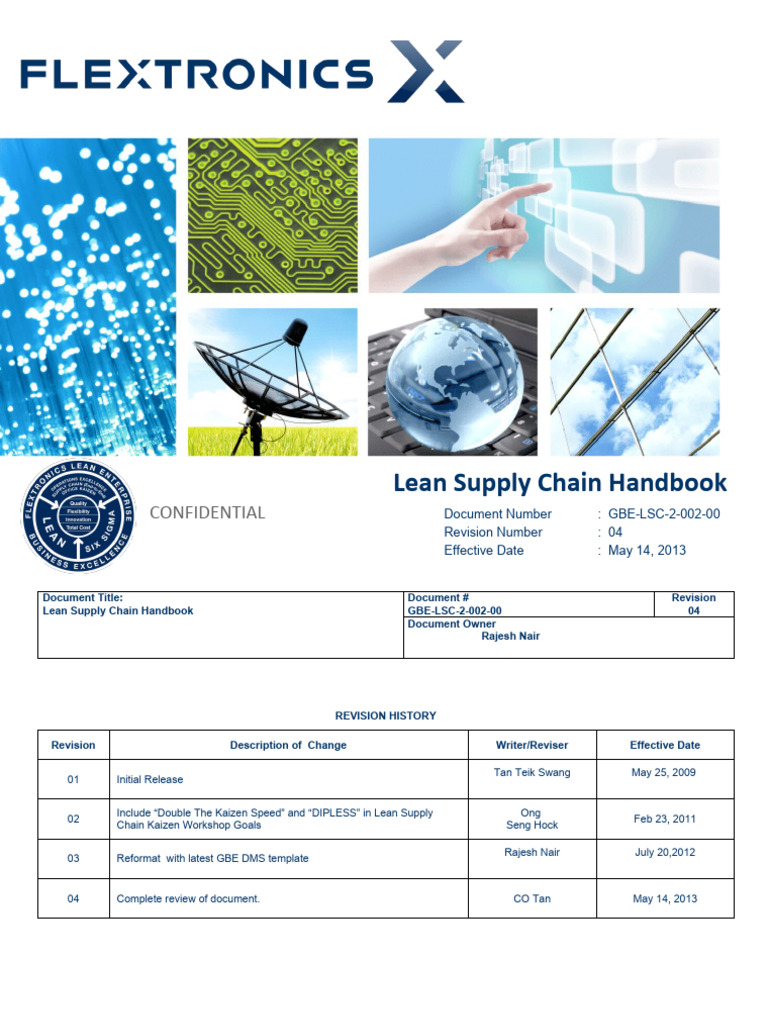 GBE-LSC-2-002-00 Lean Supply Chain Handbook | PDF | Supply Chain | Business