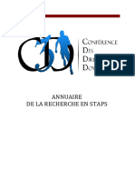 Annuaire de La Recherche STAPS (PDFDrive)