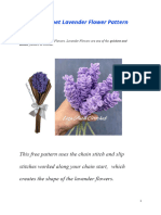 How To Crochet Lavender Flower Pattern Free