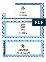 Vocabulario Familia