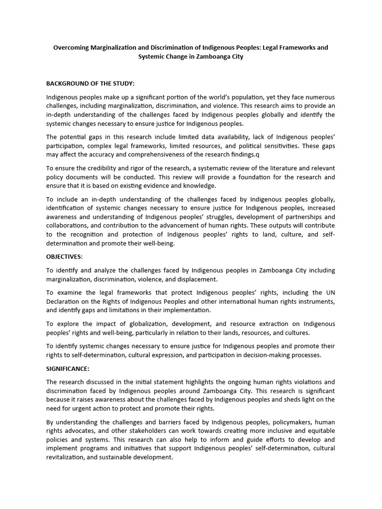 Overcoming housing discrimination for indigenous people