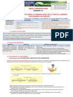 Semana 33 Cuart Grad Revisam Cartill y Escribim Versi Fi y Escucham Podcast