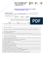 Examen de Diagnostico de 1° Año