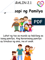 2.1-2.2 Kasapi NG Pamilya at Mga Tungkulin Nila