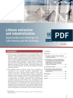 Lithium Extraction and Industrialization: Opportunities and Challenges For Latin America and The Caribbean