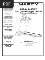 contentProduct20ManualsSouth20American20ManualsTreadmillJX-651BW ENG SPA Walmart20SA 1-04 - 2