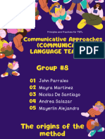 Group 8 - Communcative Approaches 