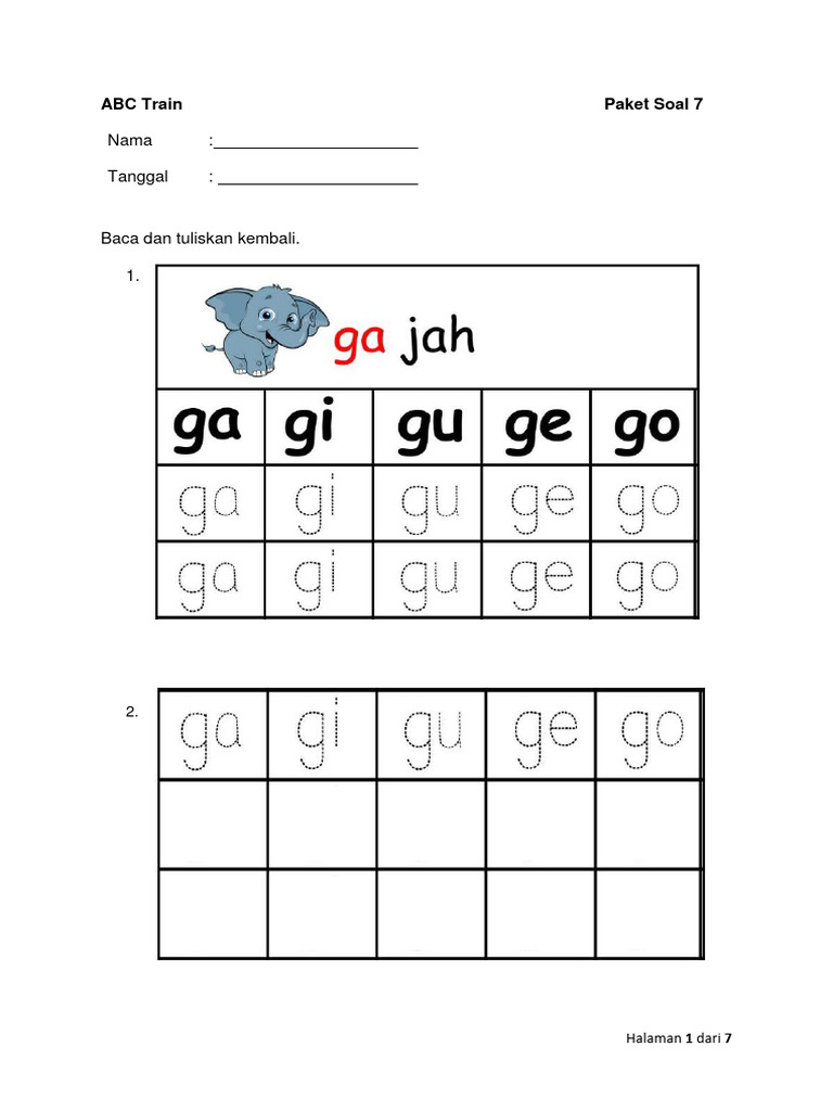 TK ABCtrain Set7 | PDF