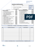 Checklist - Site Inspection-Audit Form - 2021