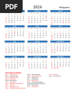 2024 Calendar