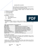 CHM 123 - Qualitative Analysis.