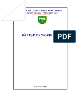 BT MS Word 2010