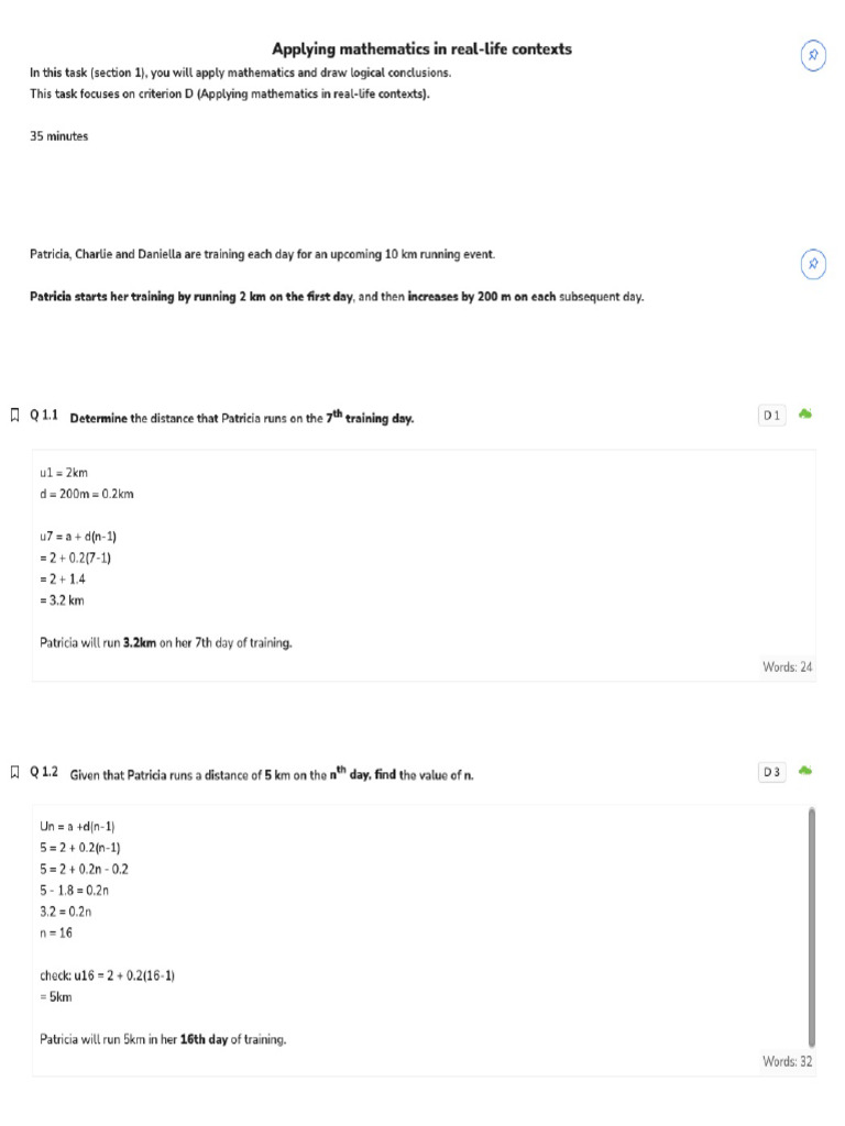 Cri D Math Formative | PDF