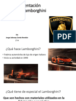 Presentación Lamborghini PDF