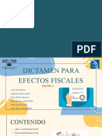 Dictamen para Efectos Fiscales - Equipo 3