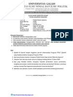 Soal UAS Politik Hukum Agraria ABC, DEF