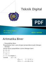 Pertemuan Ke 4 - Aritmatika Boolean-Gerbang Logika