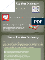 Use of The Dictionary