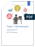 Tarea 1 Administracion - Mejia Tolama Alejandra