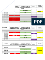 Class Schedules