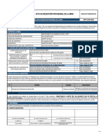 Acta de Recepcion Provisional