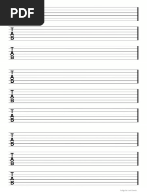 Printable Guitar Sheets _ Hub Guitar _ Hub Guitar