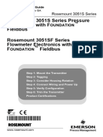 Rosemount 3051 Press. FieldBus