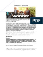 Trabajo Del Fragmento de La Película Wonder