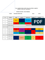 HORARIOS 6to B A CAROLINA HENCKE