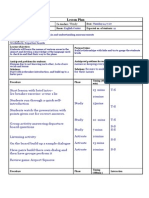 Lesson - Plan Airport 1