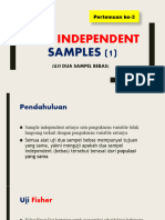 Pertemuan 3 - Two Independent Samples 1