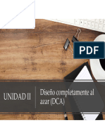 Notas UNIDAD II Diseño Completamente Al Azar - (Incluye Tarea)