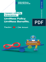 Reliance Health Infinity Insurance Brochure New