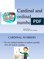 Cardinal and Ordinal Numbers Fun Activities Games - 37019