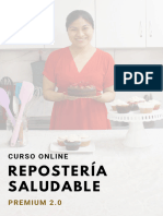 Contenido Del Curso Repostería Saludable