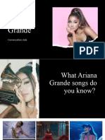 Ariana Grande Conversation Club