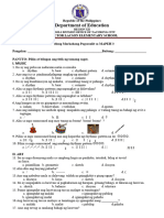 Mapeh-1st Quarter Exam