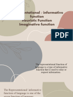 RepresentationaL Informative Function