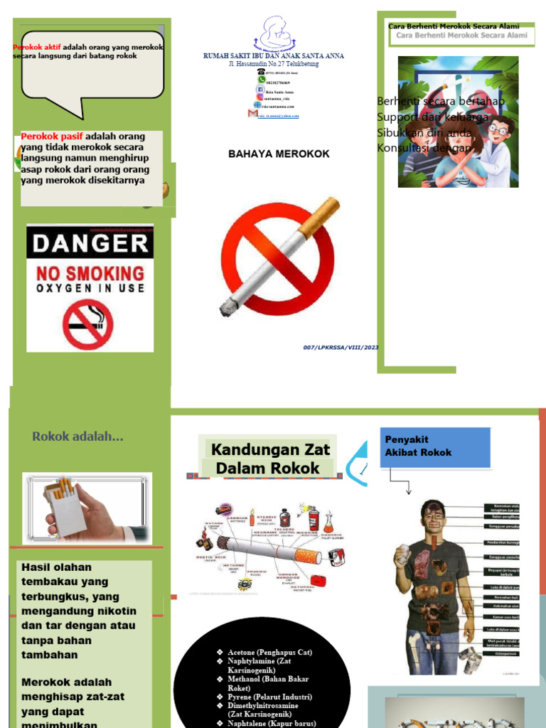 Leafleat Bahaya Merokok | PDF