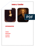 Spinoza y Locke